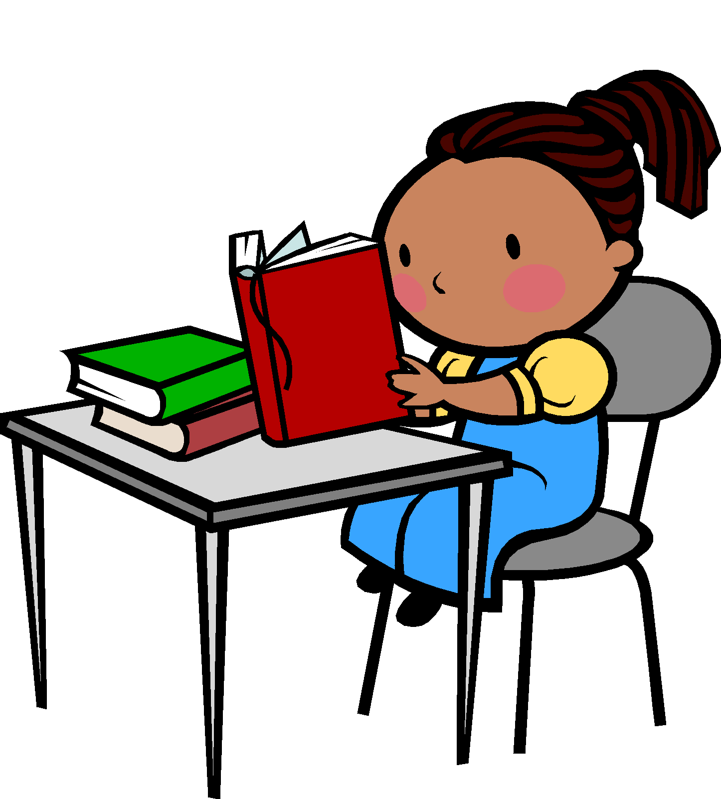 Working clipart desk.  collection of student