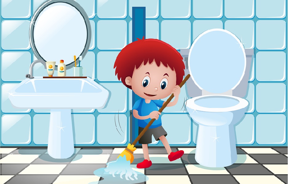 cleaning clipart comfort room