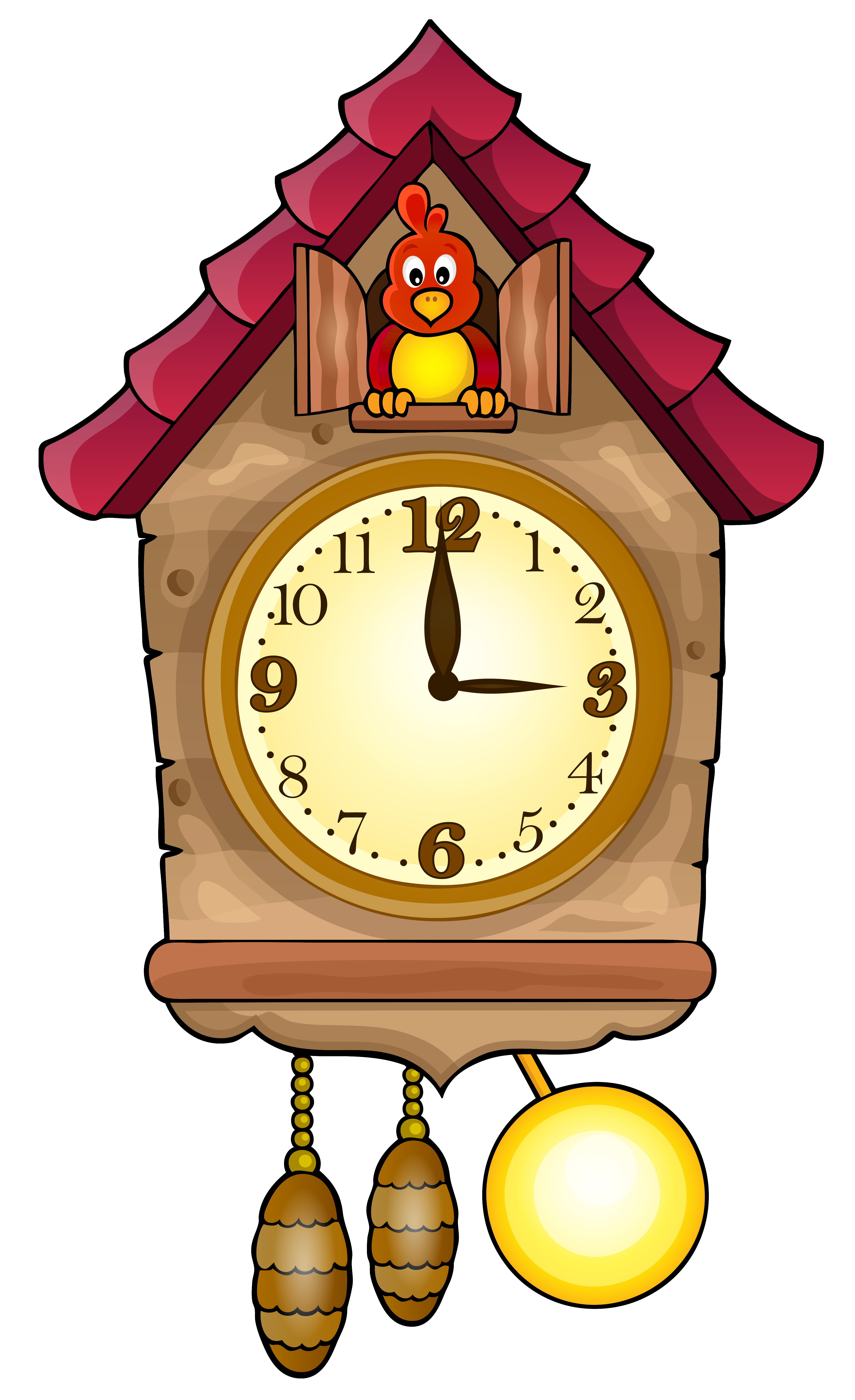 old clipart wall clock