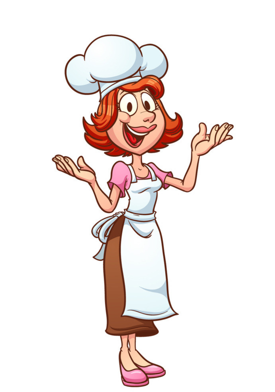 Moving clipart chef. Personnages illustration individu personne