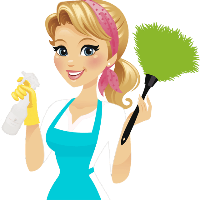 clipart person dusting