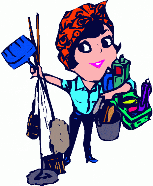 Picture of cleaning house. Clean clipart hospital housekeeping