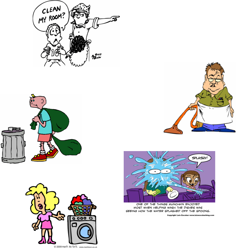 cleaning clipart quehaceres