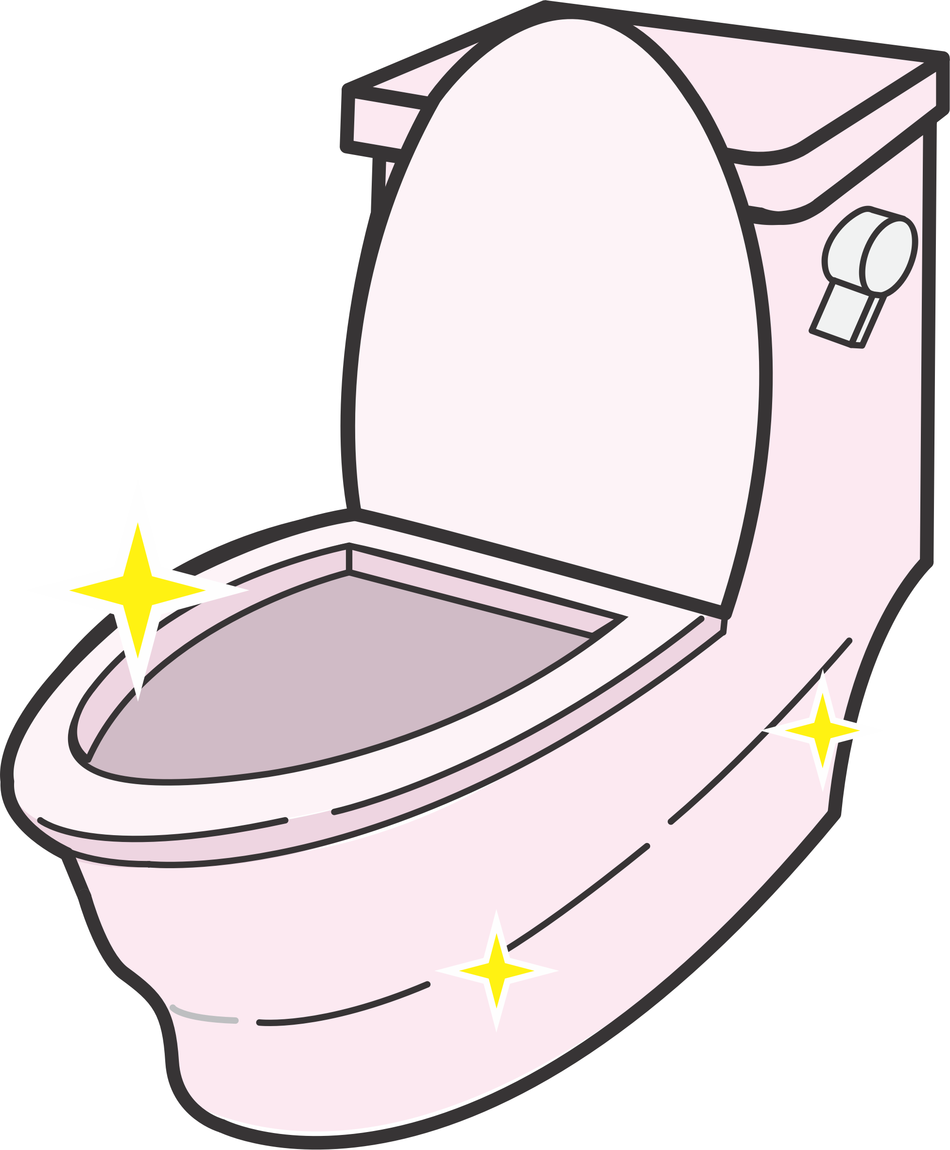 Cleaning clipart sparkling. Clean toilet big image