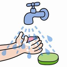 clean clipart washing hand