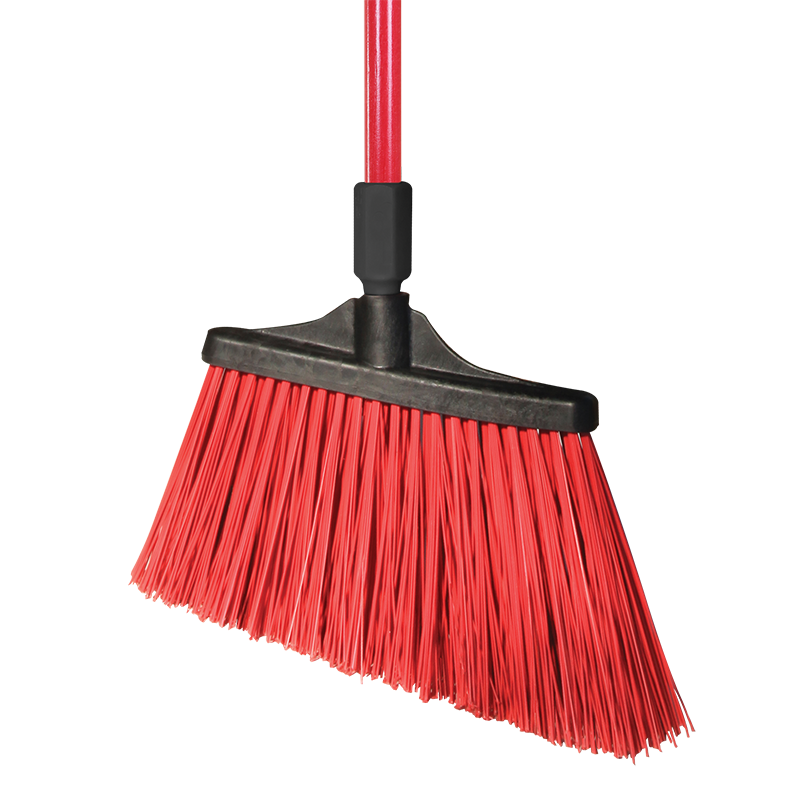 red clipart broom