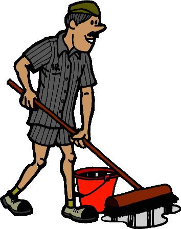 cleaning clipart dyanitor