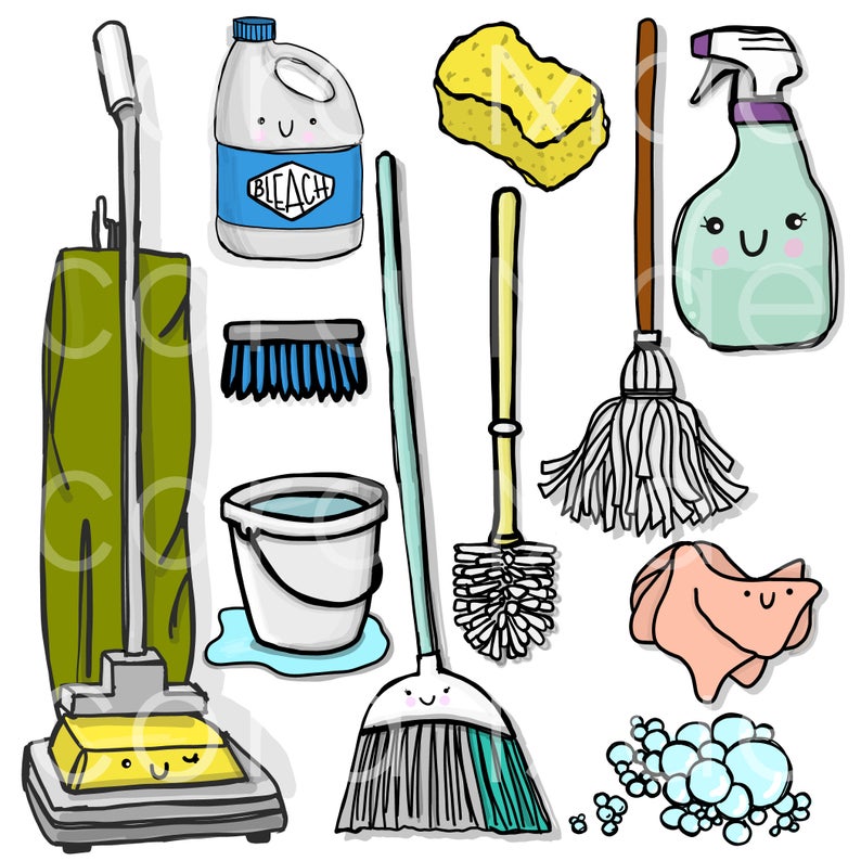 cleaning clipart furniture polish