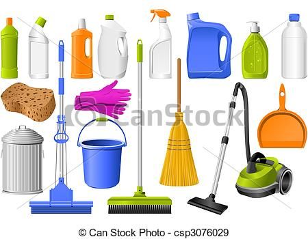 housekeeping clipart household cleaning item