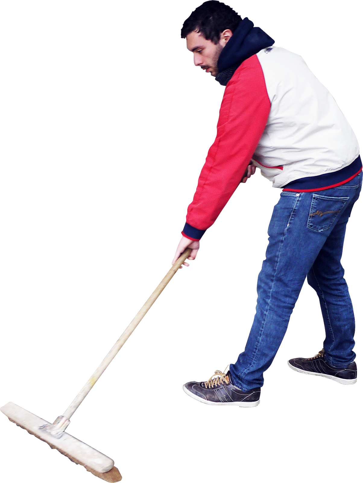 clipart man cleaning