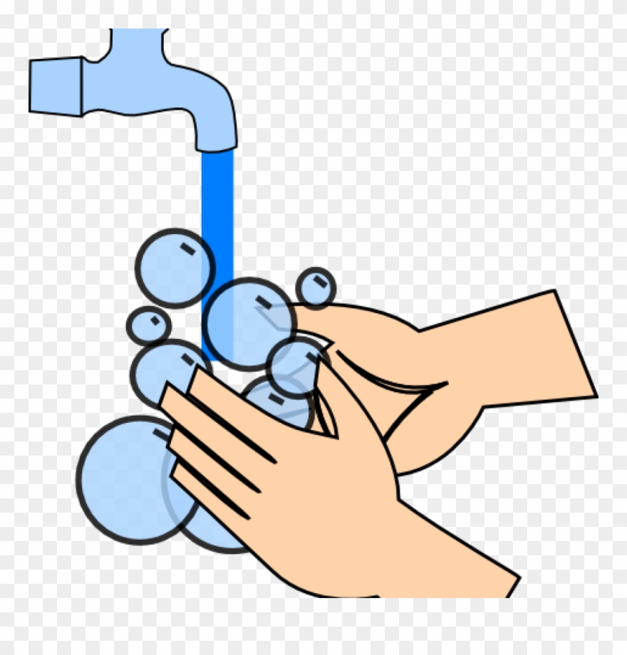 cleaning clipart washing hand