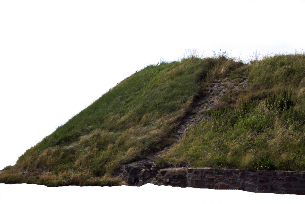 Cliff clipart beach rock. Grassy hill png by