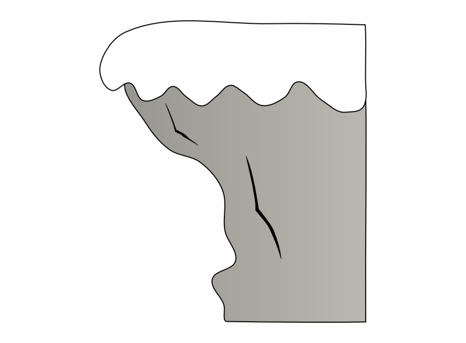 Transparent png download for. Cliff clipart black and white
