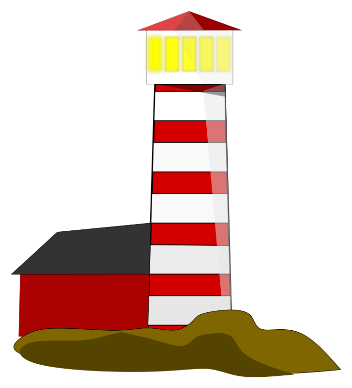 cliff clipart lighthouse
