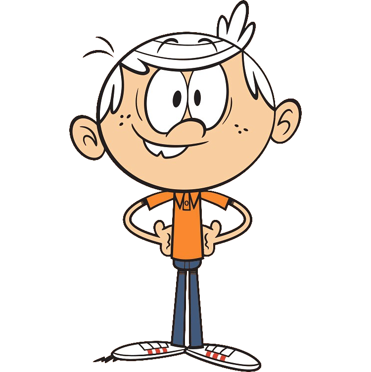 Lincoln loud the house. Waitress clipart hand