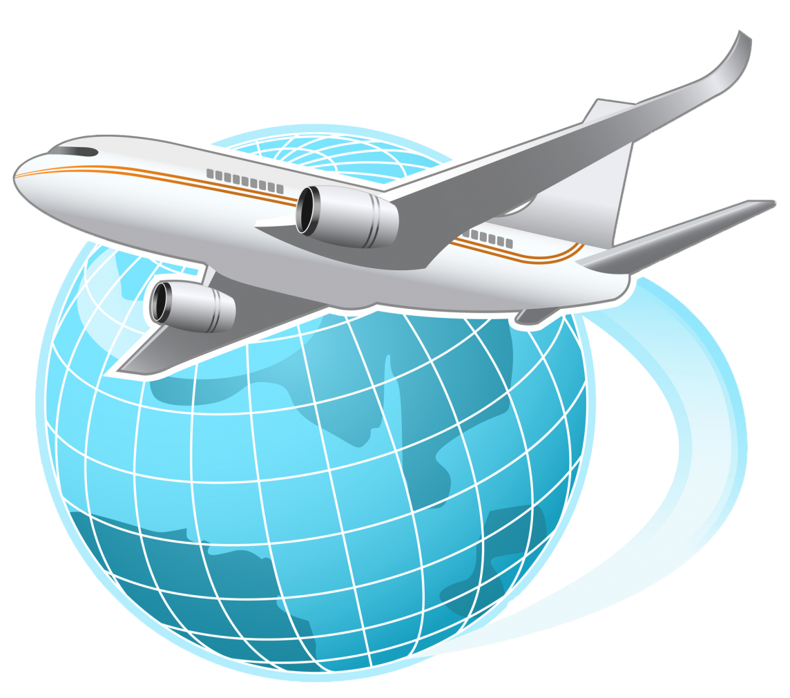 Clipart Globe Airplane Clipart Globe Airplane Transparent FREE For