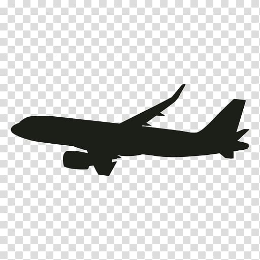 Clipart airplane airliner. Silhouette of plane aircraft
