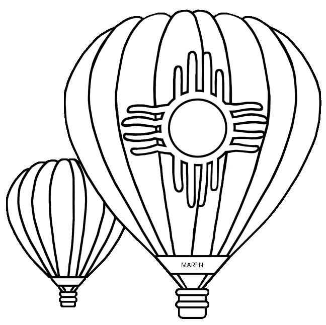 clipart airplane balloon
