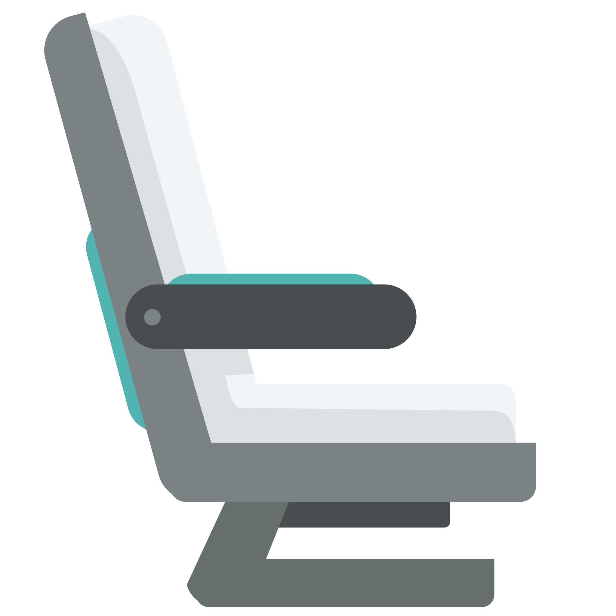 Aircraft flat seats transprent. Clipart chair airplane