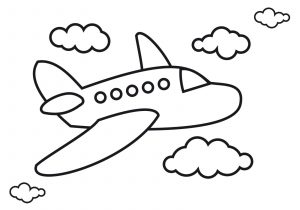 Clipart airplane easy. Plane drawing at paintingvalley