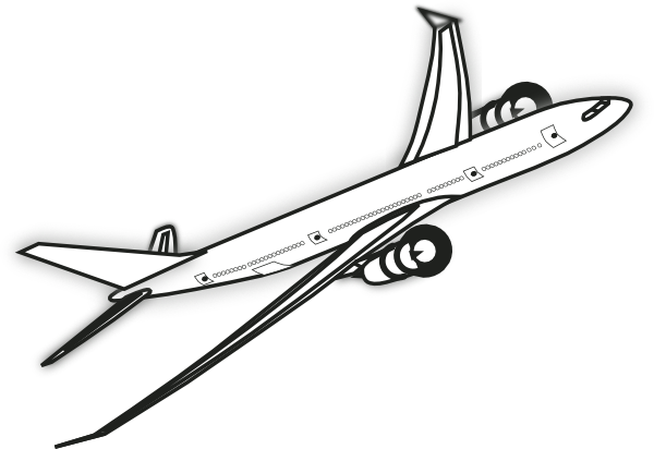 flying clipart flying airplane
