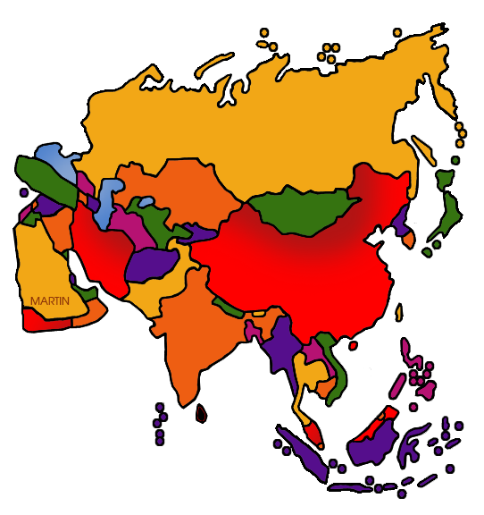 Clipart map navigation. Asia at getdrawings com