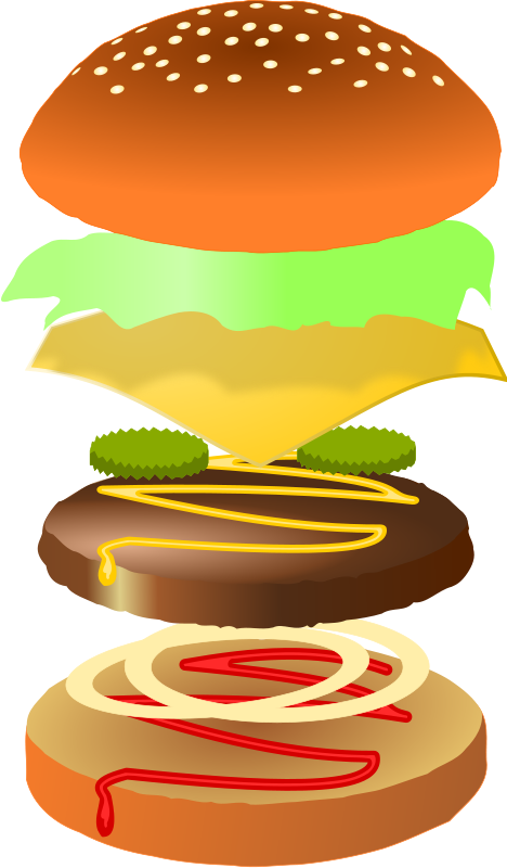food clipart hamburger