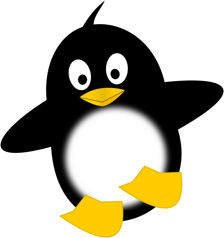 penguin clipart spring