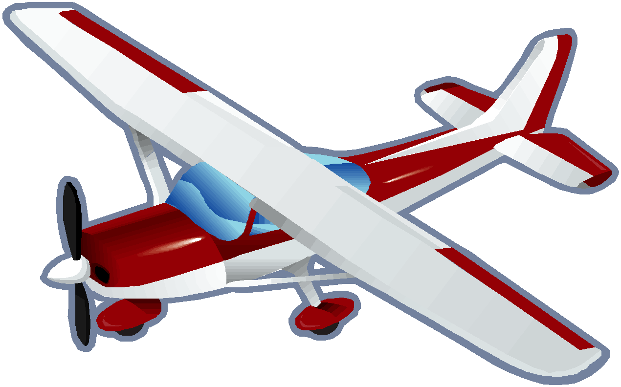 flying clipart small airplane
