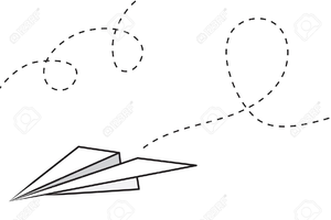 Free images at clker. Trail clipart flight path