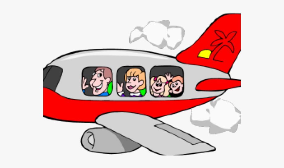 clipart airplane person