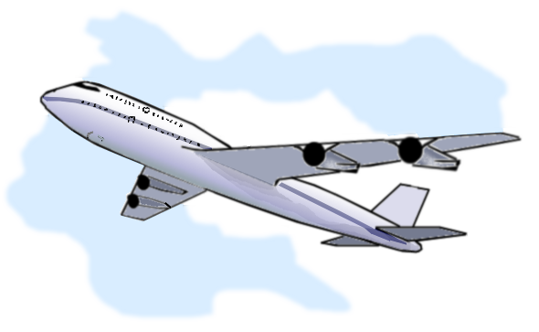 clipart airplane plane trip