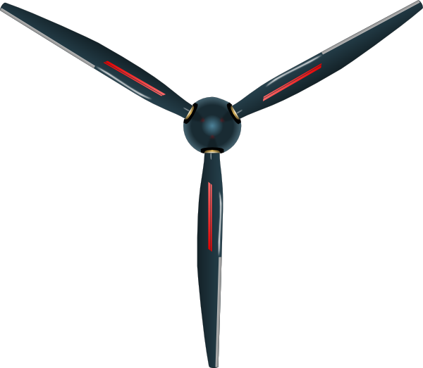 clipart airplane propeller