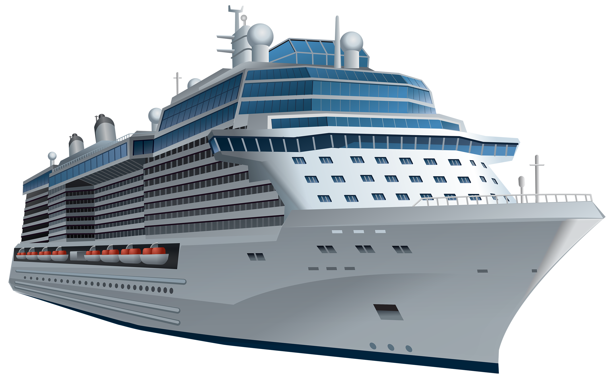 Traveling clipart passenger. White cruise ship png