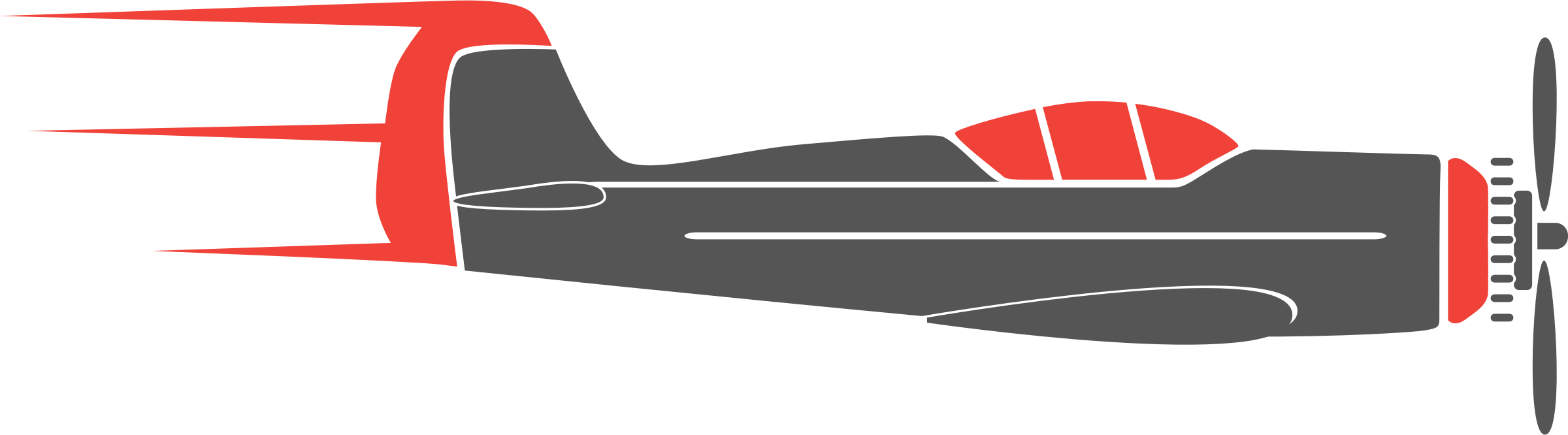 clipart airplane simple