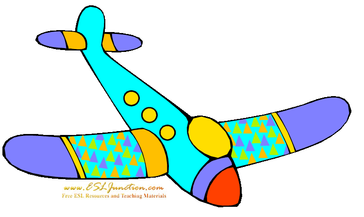 clipart airplane toy