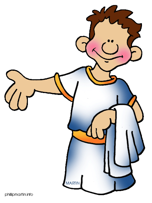 The campus roman games. Kids clipart track and field