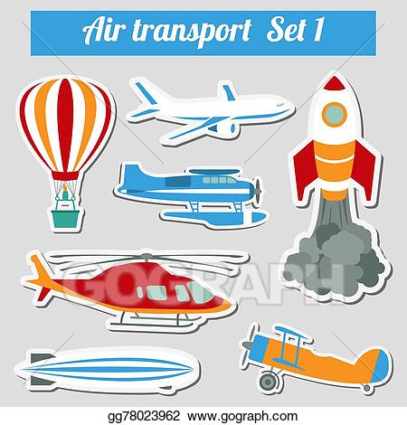 clipart airplane transportation