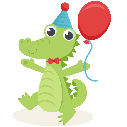 Art alligators crocodile . Clipart alligator birthday