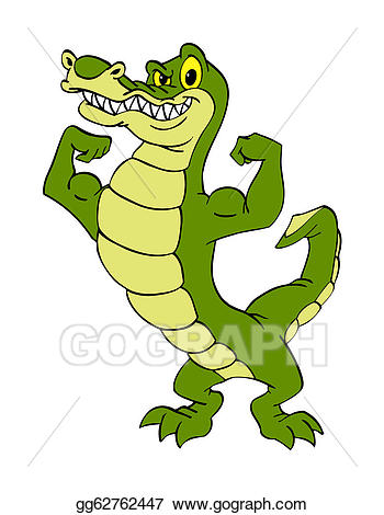 gator clipart muscle