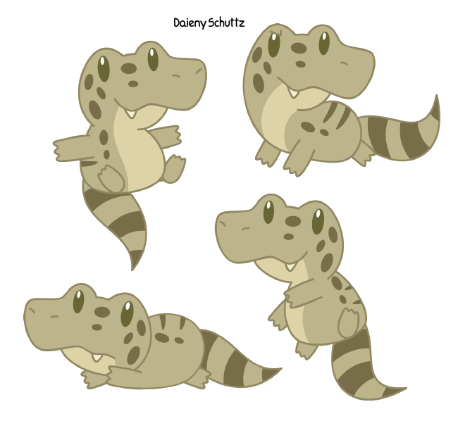 Alligator chibi