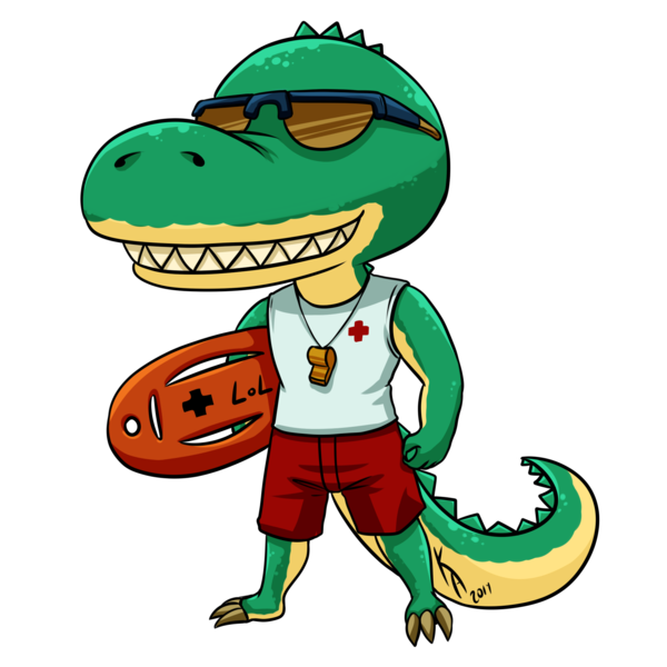 clipart alligator chibi