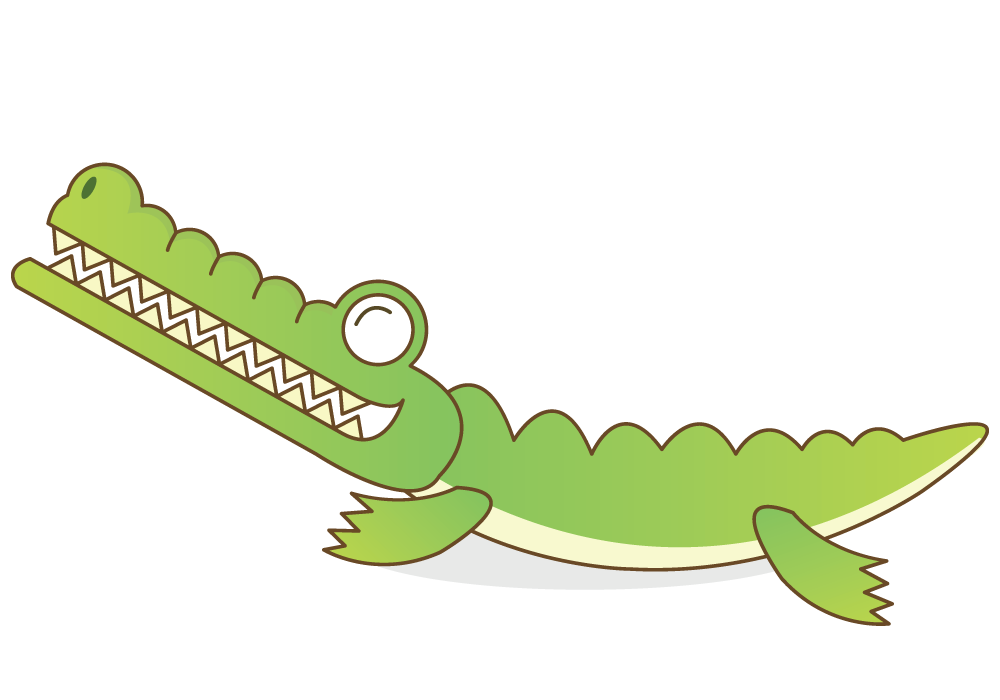 pear clipart crocodile