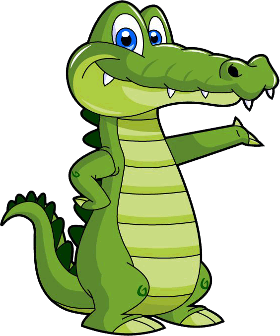 gator clipart green alligator