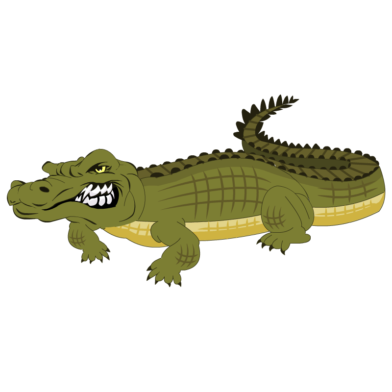 crocodile clipart animal crawl