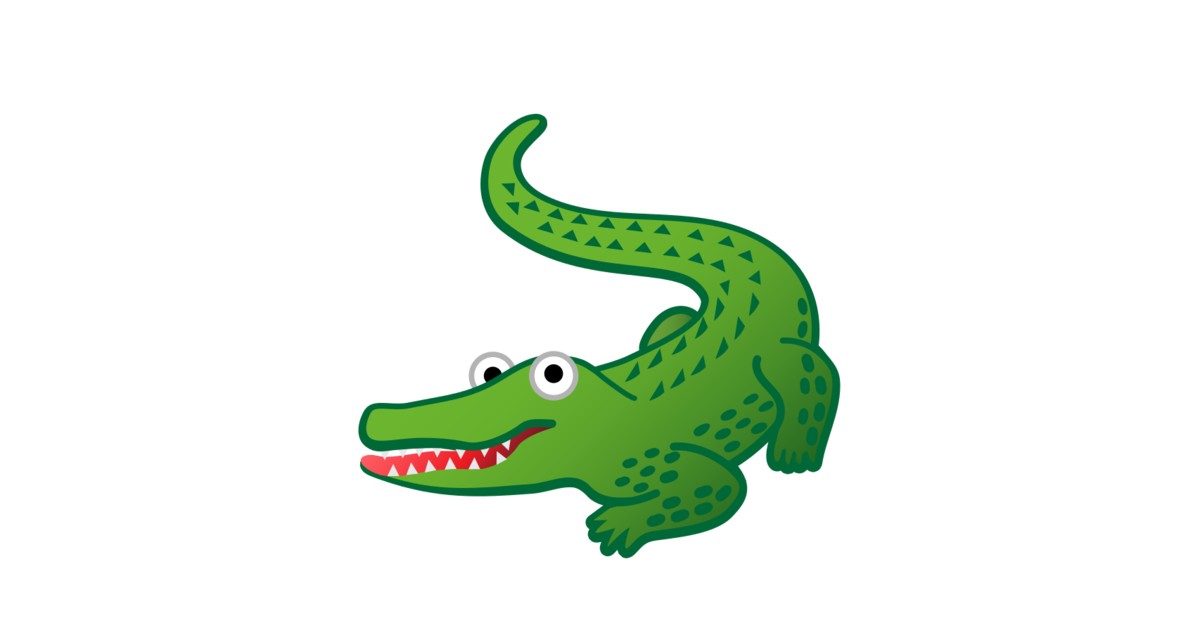 clipart alligator emoji