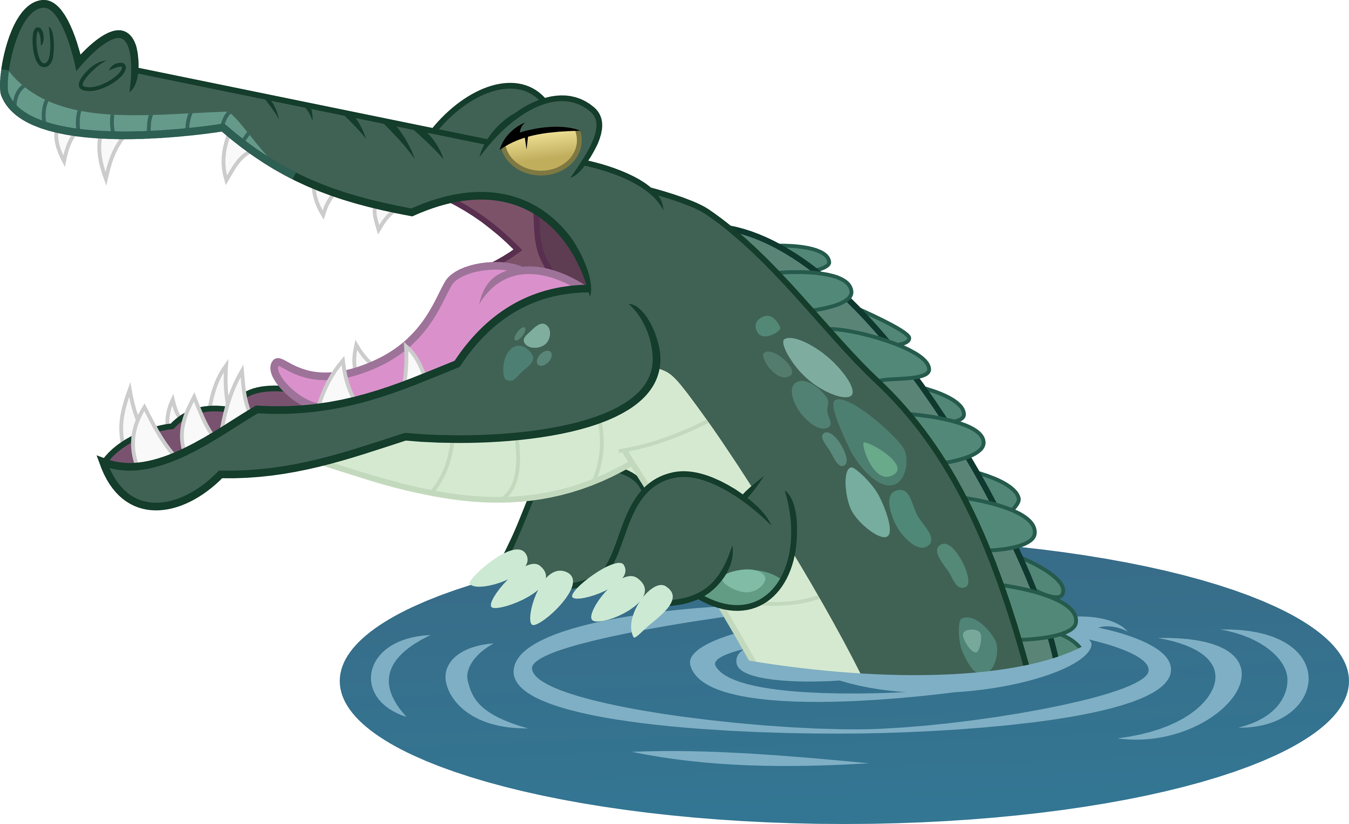 crocodile clipart angry alligator. 