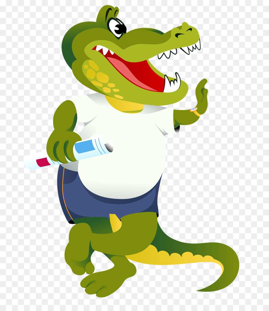 clipart alligator family cartoon