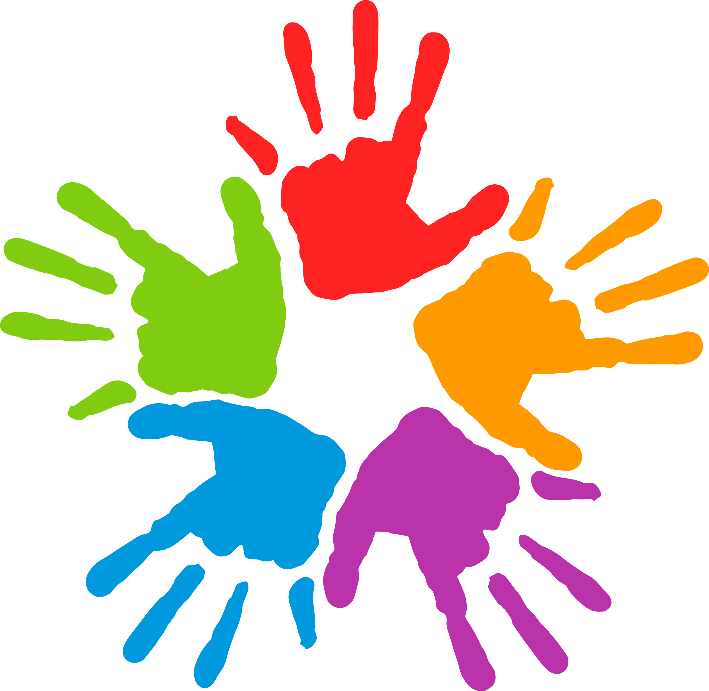 Creative clipart rainbow hand. Mans by fofo hands