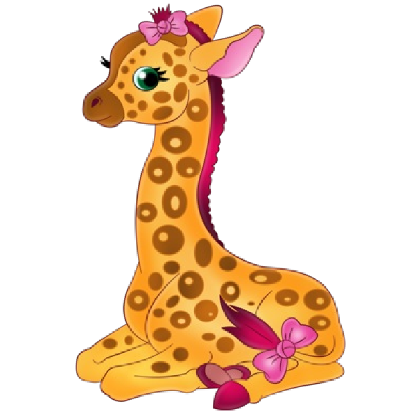 Panther clipart cute baby. Girl giraffe clip art